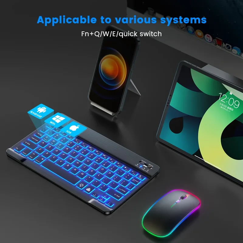 Combo de Teclado e Mouse Bluet - Gaming Keyboard Mouse Wireless avaliação e preço
