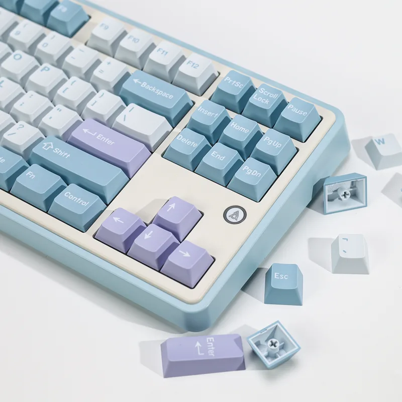 Kbdiy ilusão keycap retro pbt  - Gaming Keyboard Number Pad avaliação e preço