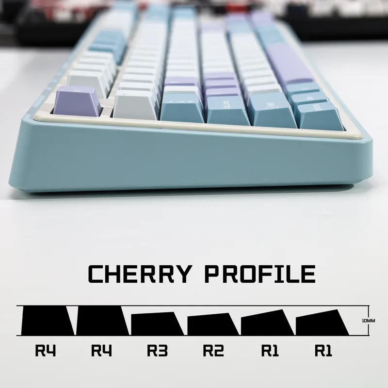 Kbdiy ilusão keycap retro pbt  - Gaming Keyboard Number Pad avaliação e preço