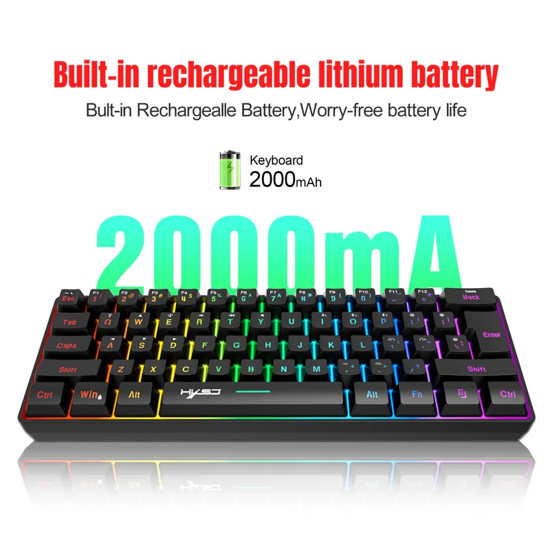 Teclado Gamer HXSJ L500 Tri-Mo - Gaming Keyboard Bundle avaliação e preço