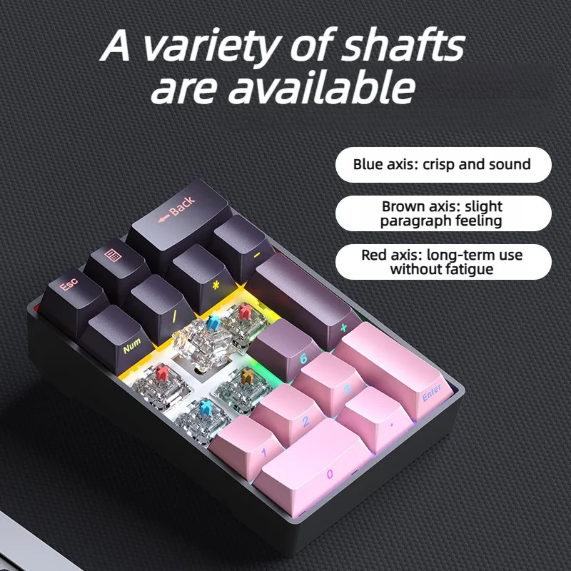 Teclado Numérico Mecânico Mini - Gaming Keyboard Number Pad avaliação e preço