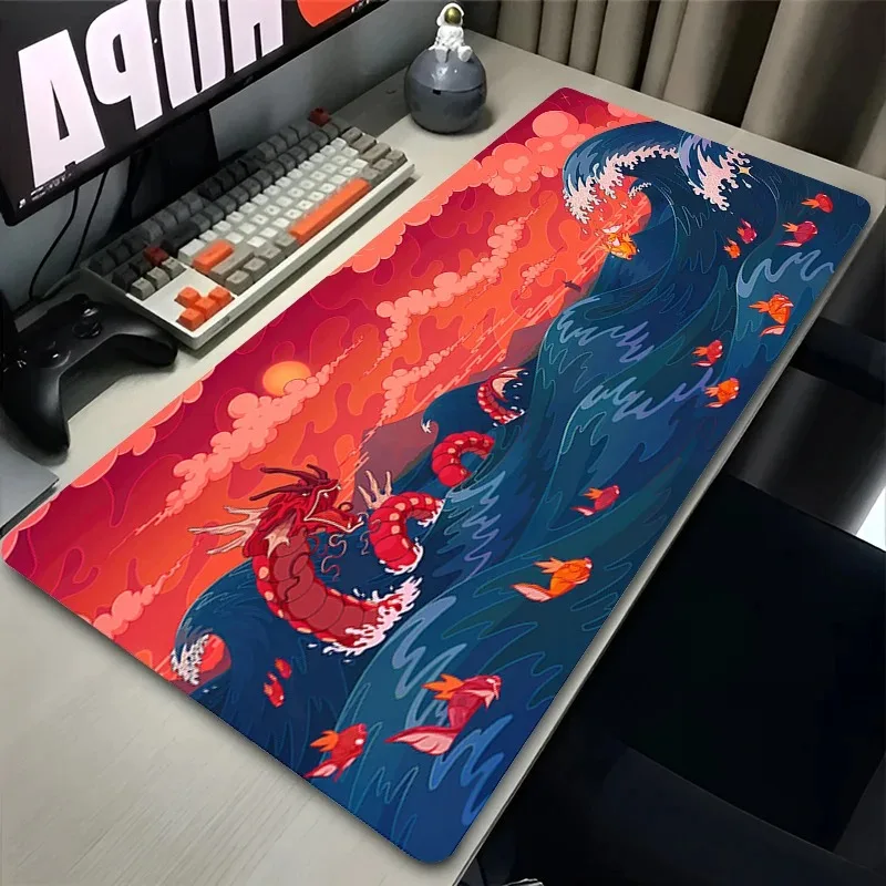 Mouse Pad Gigante de Anime Jap - Gaming Keyboard Top avaliação e preço