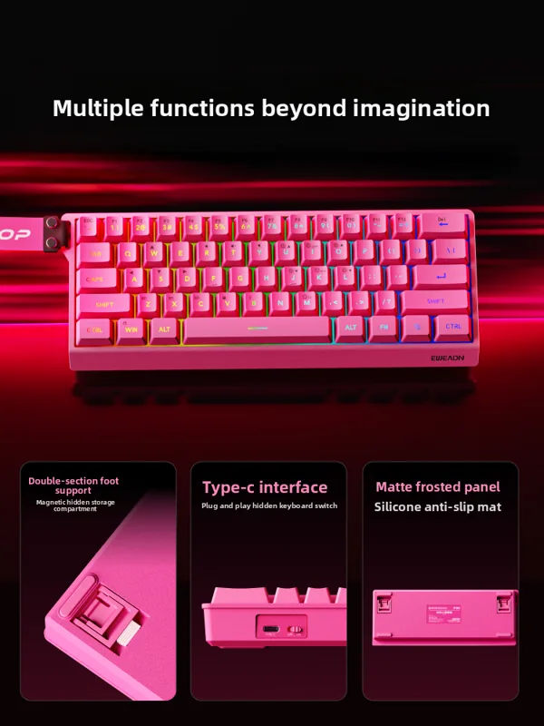Combo de Teclado Mecânico com  - Gaming Keyboard Bundle avaliação e preço