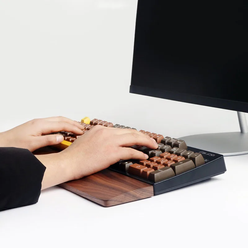 Teclado de madeira de carvalho - Gaming Keyboard Number Pad avaliação e preço