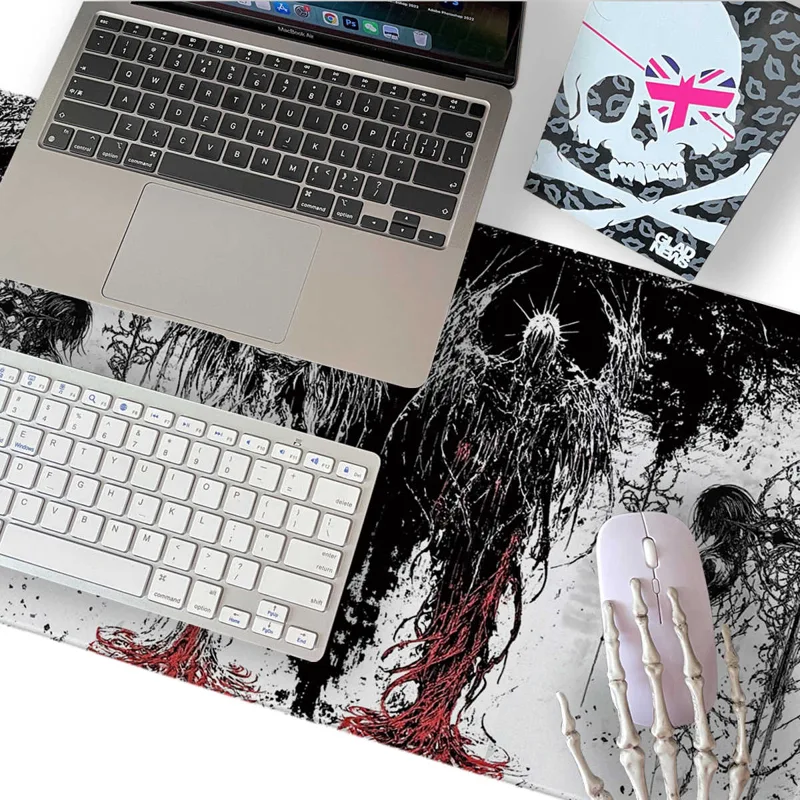 Tapete de borracha antiderrapa - Gaming Keyboard And Mouse Pad avaliação e preço