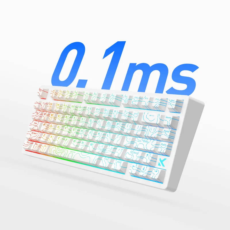 Mchoose jet 75 interruptor mag - Gaming Keyboard Hot Swappable avaliação e preço