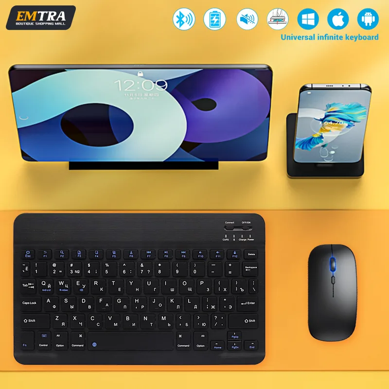 Teclado e mouse bluetooth para - Gaming Keyboard Mouse Wireless avaliação e preço