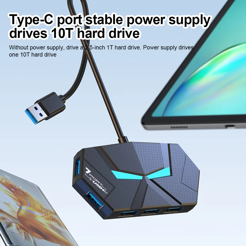 7 portas usb 3.0 hub tipo c do - Gaming Keyboard Type C avaliação e preço