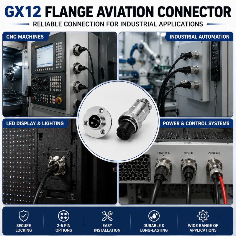 Conector de Aviação GX12 M16,  - Aviator Connector Kit avaliação e preço