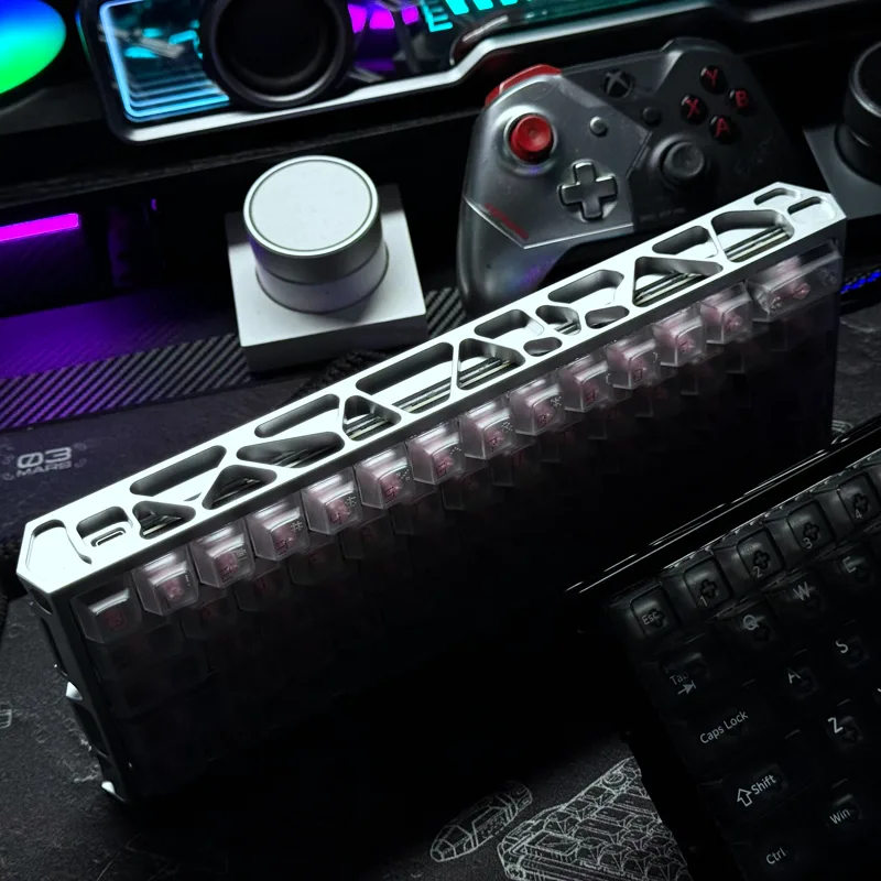 Teclado Gamer Everglide AE64 P - Gaming Keyboard Hall Effect Switches avaliação e preço