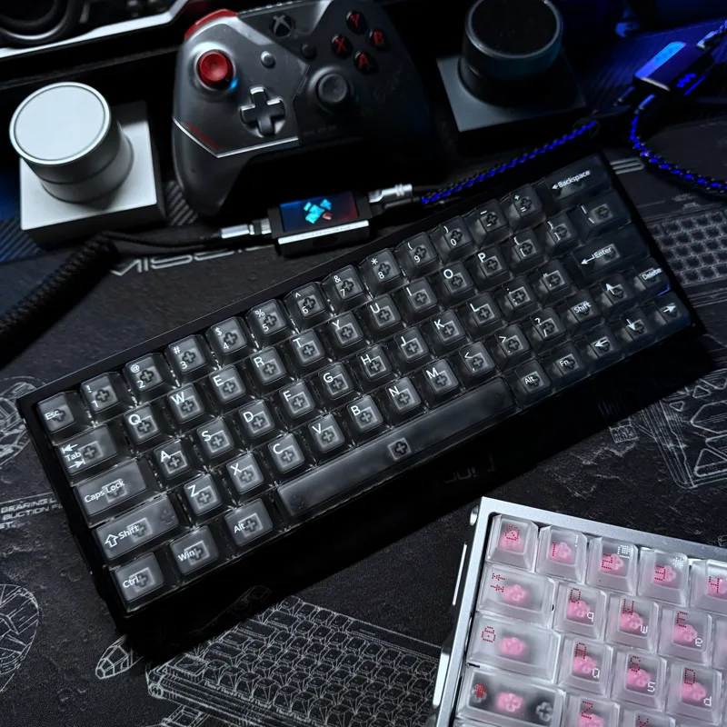 Teclado Gamer Everglide AE64 P - Gaming Keyboard Hall Effect Switches avaliação e preço