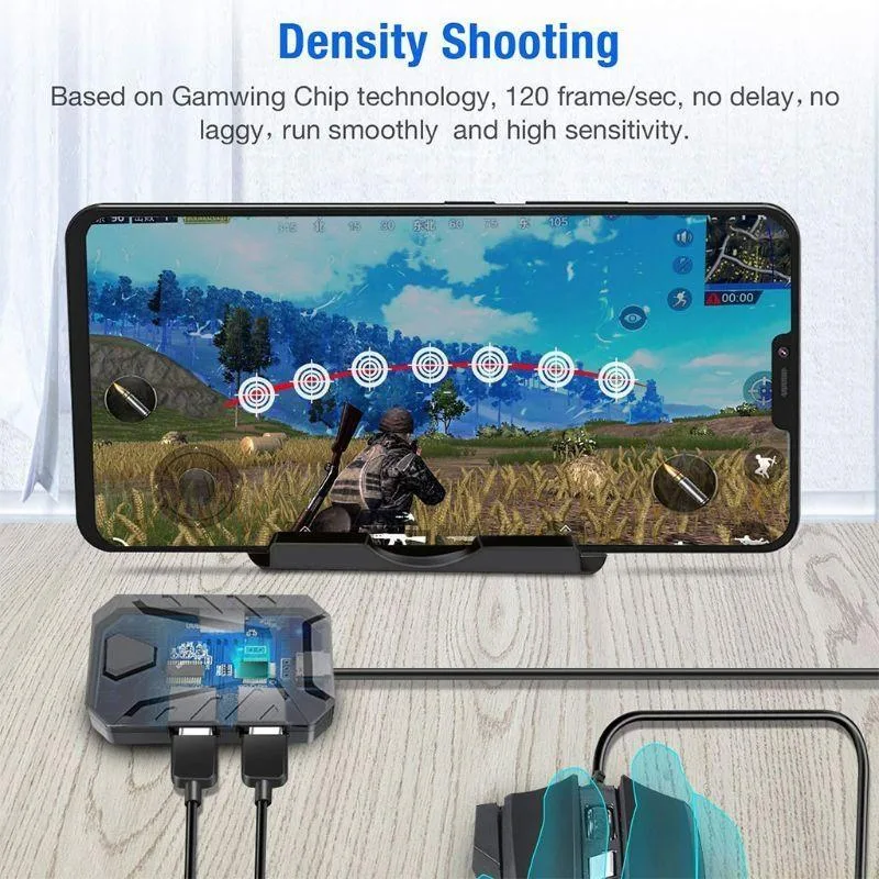 F62c gamepad para móvel blueto - Gaming Keyboard And Mouse Converter For Mobile avaliação e preço
