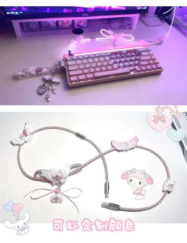 Cabo Aviador Iluminado Persona - Gaming Keyboard Type C avaliação e preço