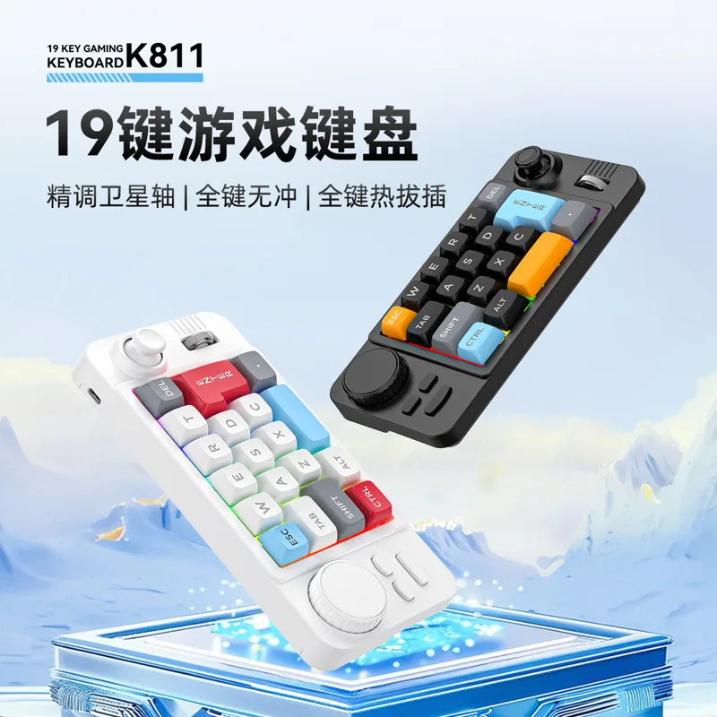 Teclado Mecânico Gamer com 19  - Gaming Keyboard Hot Swappable avaliação e preço