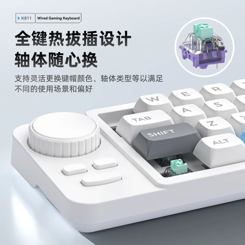 Teclado Mecânico Gamer com 19  - Gaming Keyboard Hot Swappable avaliação e preço