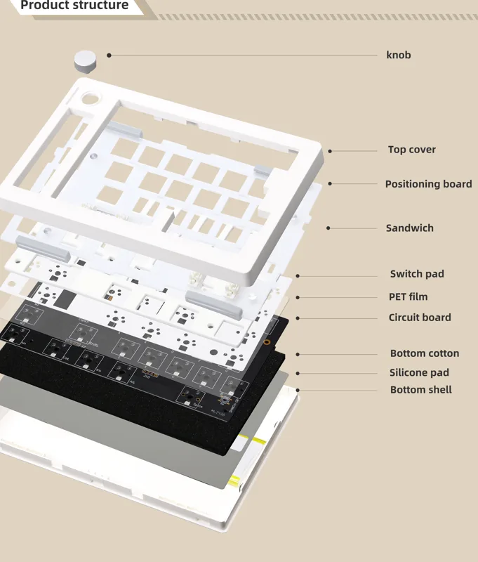 Zuoya gmk70 via/qmk kit de tec - Gaming Keyboard Hot Swappable avaliação e preço