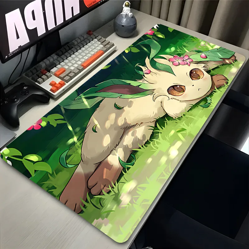 Mouse Pad Gamer P-pokemon Leaf - Gaming Keyboard Brands avaliação e preço