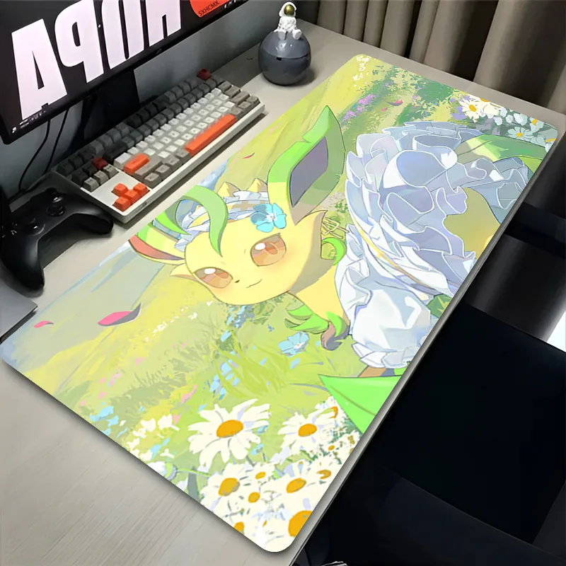 Mouse Pad Gamer P-pokemon Leaf - Gaming Keyboard Brands avaliação e preço