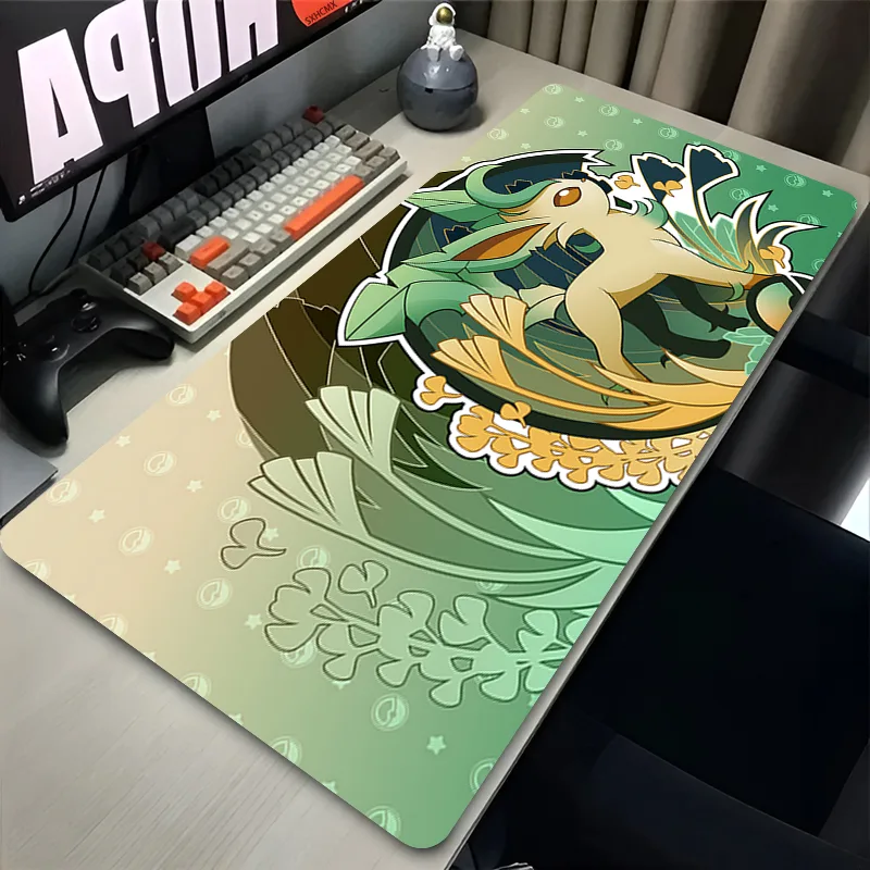 Mouse Pad Gamer P-pokemon Leaf - Gaming Keyboard Brands avaliação e preço