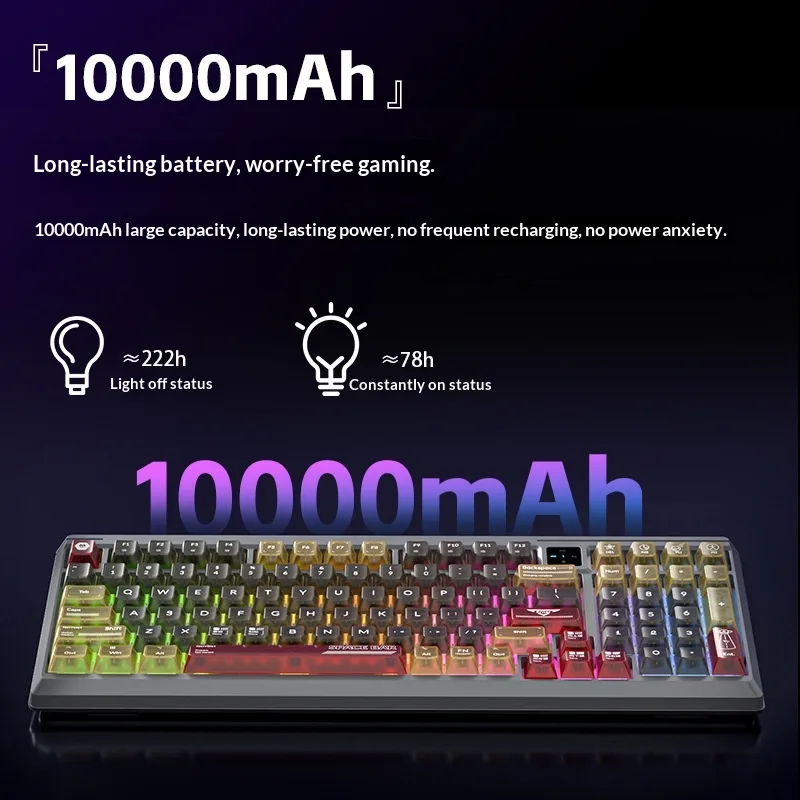Teclado Mecânico Tri-Mode T98  - Gaming Keyboard Not Typing avaliação e preço
