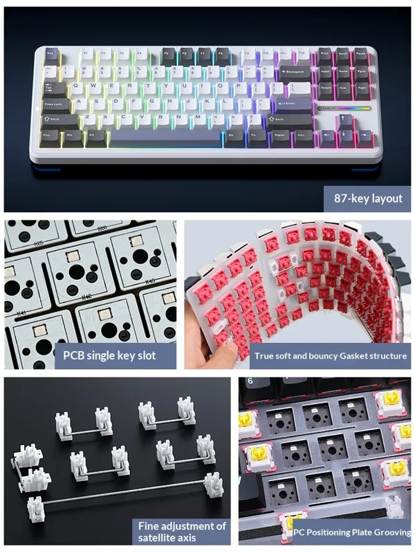 Teclado Mecânico Sem Fio Aula  - Gaming Keyboard Not Typing avaliação e preço
