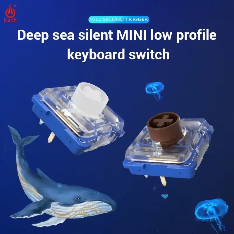 Switches Kailh Deep Sea Silent - Gaming Keyboard Mini Mechanical avaliação e preço