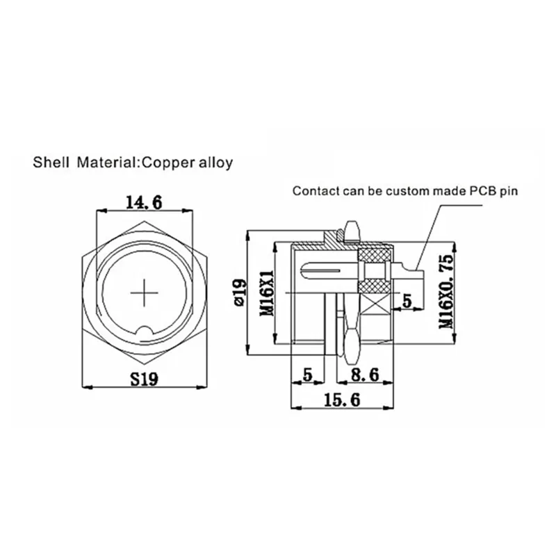 Conector de Painel Redondo de  - Aviator Connector Kit avaliação e preço