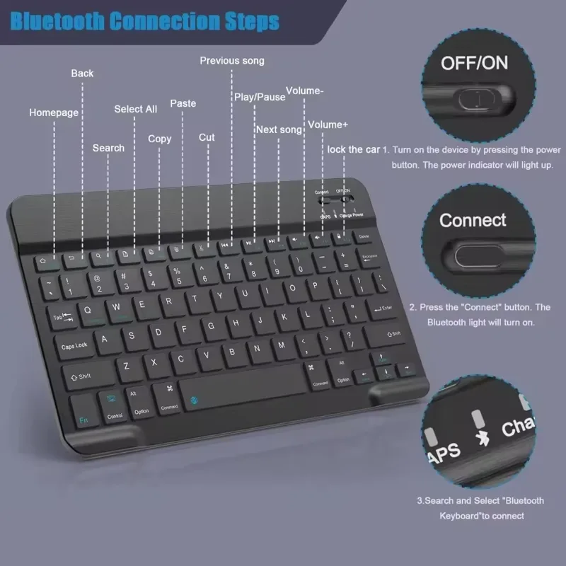 Teclado sem fio bluetooth para - Gaming Keyboard Mouse Wireless avaliação e preço