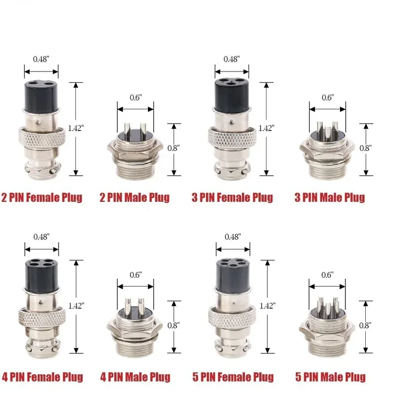 14 peças 7 valor 2 3 4 5 6 8 p - Aviator Connector Kit avaliação e preço