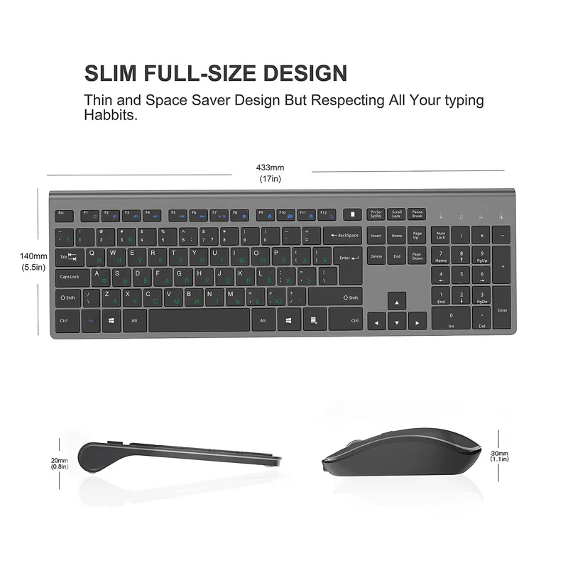 Jogo sem fio recarregável do t - Gaming Keyboard Mouse Wireless avaliação e preço