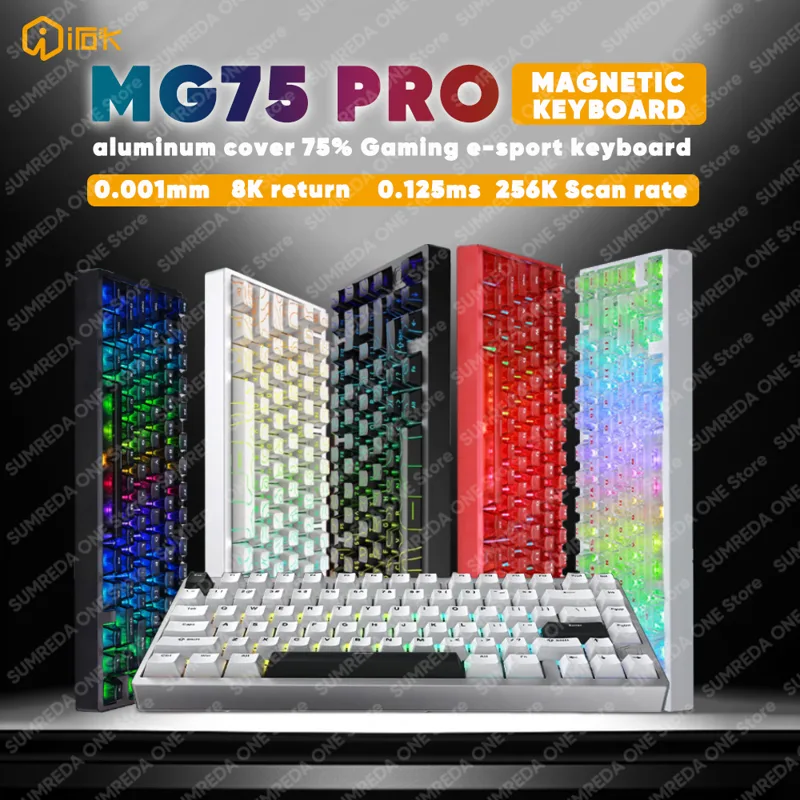 Irok mg75 pro mg75 max alumíni - Gaming Keyboard Mini Mechanical avaliação e preço