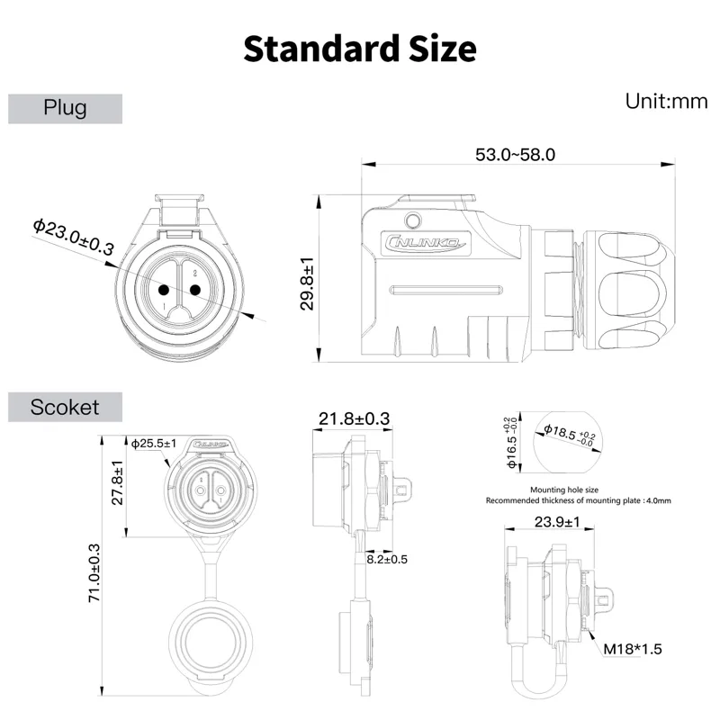 Kit Conector Circular de Aviaç - Aviator Connector Kit avaliação e preço