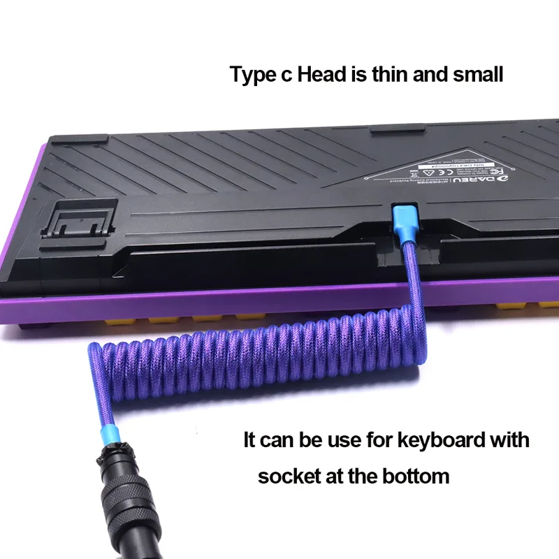 Lano-Custom Tipo C Data Spring - Gaming Keyboard Type C avaliação e preço