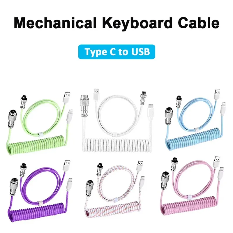 Cabo Espiral USB Tipo C para T - Gaming Keyboard Types avaliação e preço