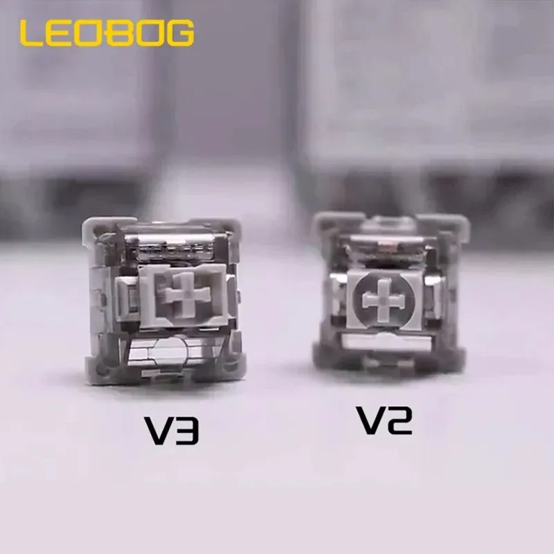 Leobog greywood v3 interruptor - Gaming Keyboard Hot Swappable avaliação e preço