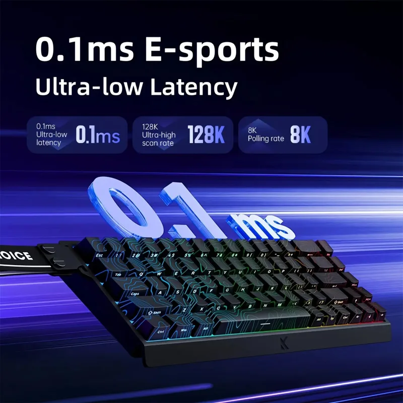 Mchoose ace 68 interruptor mag - Gaming Keyboard Hall Effect Switches avaliação e preço