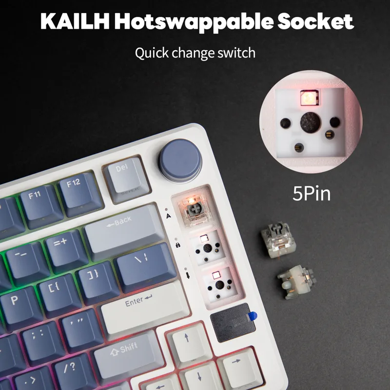 Rk royal kludge m75 2.4g sem f - Gaming Keyboard Bundle avaliação e preço