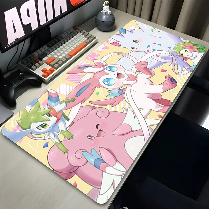 Mousepad Grande Rosa Fofo XXL  - Gaming Keyboard Top avaliação e preço