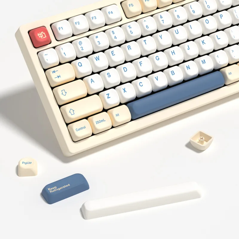 Teclas KBDiy GMK Soymilk Retro - Gaming Keyboard Number Pad avaliação e preço