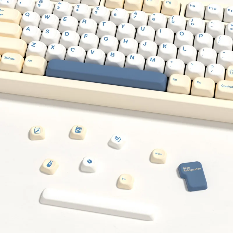 Teclas KBDiy GMK Soymilk Retro - Gaming Keyboard Number Pad avaliação e preço