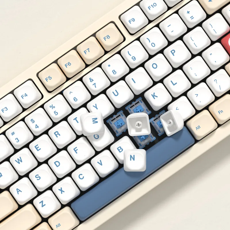 Teclas KBDiy GMK Soymilk Retro - Gaming Keyboard Number Pad avaliação e preço