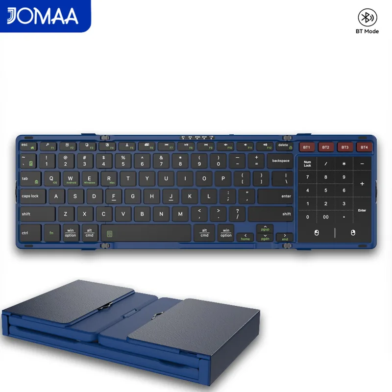 Teclado Bluetooth Dobrável JOM - Gaming Keyboard Number Pad avaliação e preço