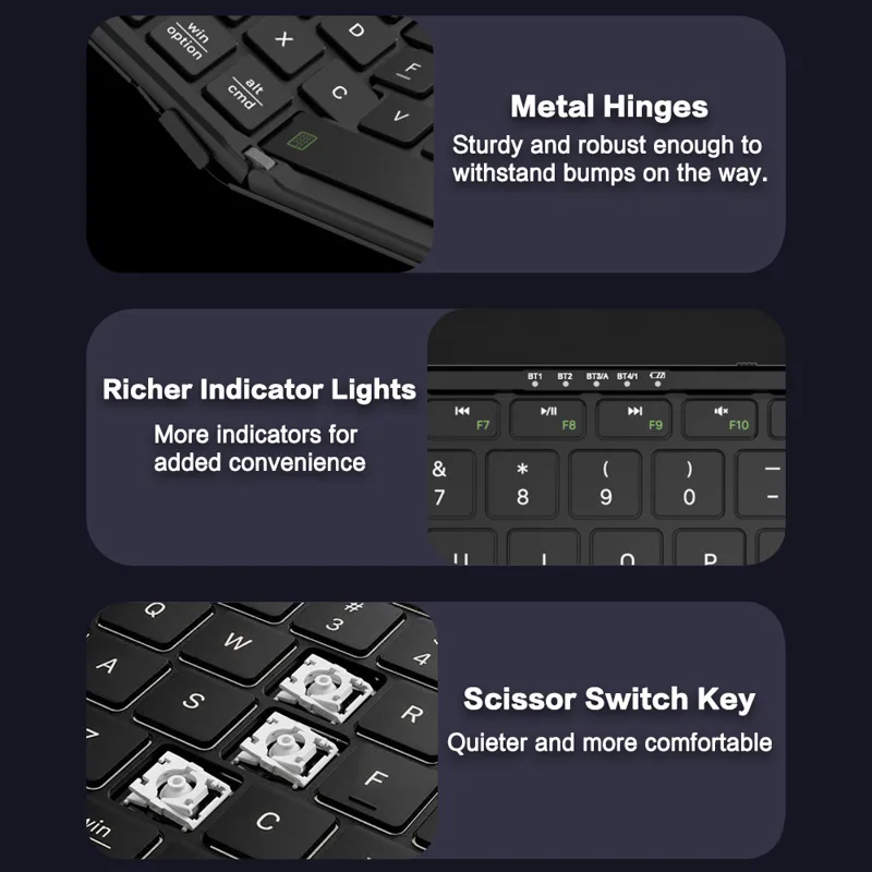 Teclado Bluetooth Dobrável JOM - Gaming Keyboard Number Pad avaliação e preço