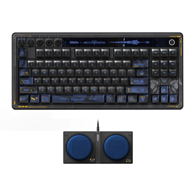 Teclado mecânico 8BitDo Retro  - Gaming Keyboard Hot Swappable avaliação e preço