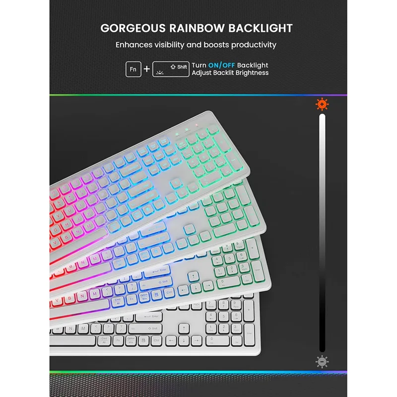 Teclado e mouse sem fio retroi - Gaming Keyboard Mouse Wireless avaliação e preço