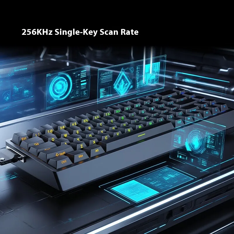 Irobok nd68 nd68pro efeito hal - Gaming Keyboard Hall Effect Switches avaliação e preço