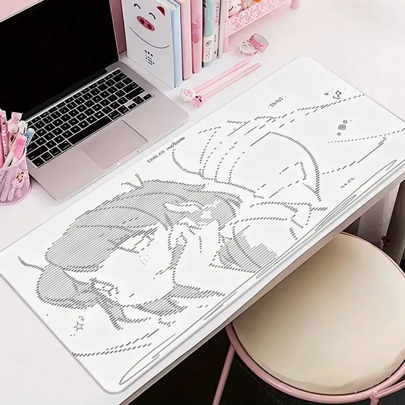 1Pç Mouse Pad de Couro Anime A - Gaming Keyboard And Mouse Pad avaliação e preço
