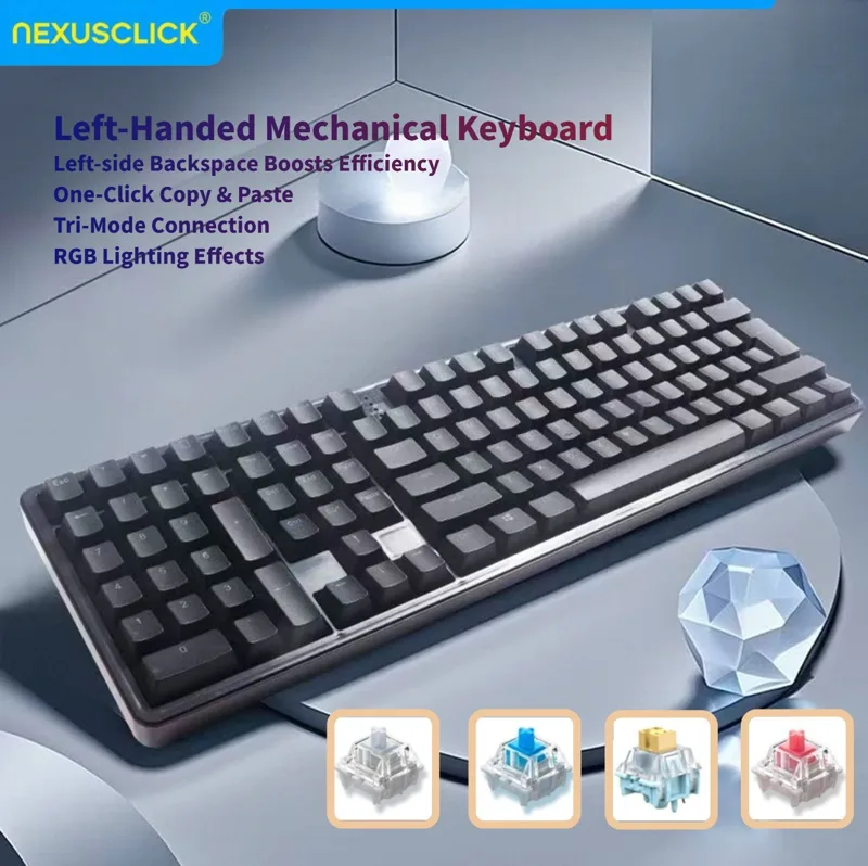 Teclado Mecânico Ergonômico Ne - Gaming Keyboard Number Pad avaliação e preço